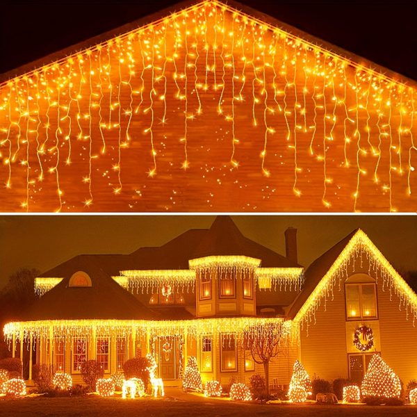 Goodsright Decor 1 Pack New Solar Panel LED Fairy Lights Outdoor Holiday Lights, Wedding Party Decorative Lights, Thanksgiving Christmas Halloween Wreaths For Street Decorations