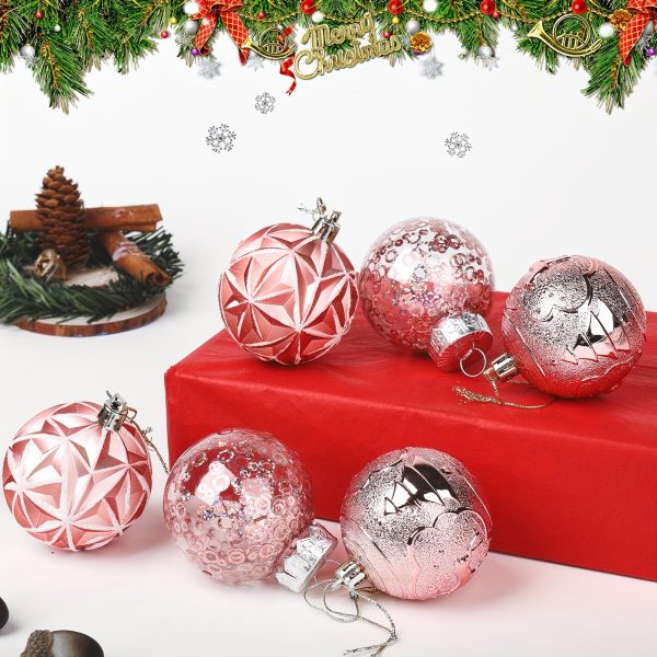 Goodsright Decor 40-Piece Christmas Decoration Set - Vibrant Balls, Ice Cones, and Snowflake Pendants for Magical Tree Display and Holiday Party Decor - Exclusively Designed for the Festive Season