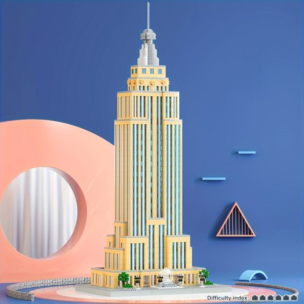 Goodsright Decor "Majestic Tower" Empire State Building Micro Blocks Set - 3819 Piece Architectural Model, Perfect For Home Decor & Birthday Gifts, Ages 14+