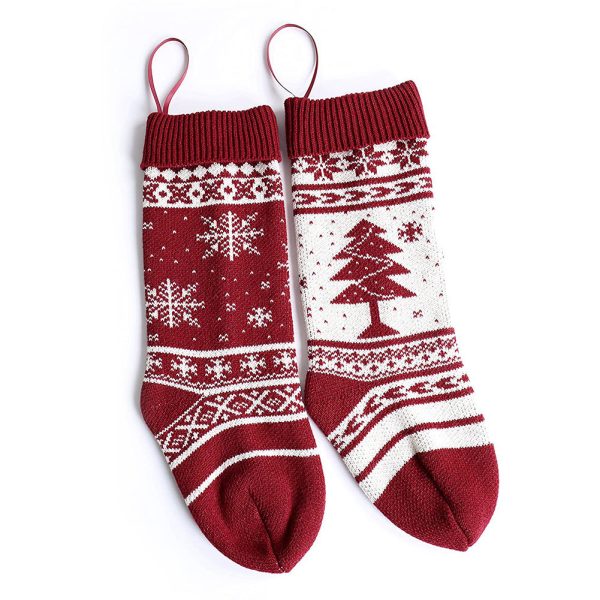 Goodsright Decor 4pcs, Reindeer Acrylic Christmas Stockings Candy Gifts Bag Hanging Ornaments, Scene Decor, Festivals Decor, Room Decor, Home Decor, Offices Decor, Christmas Decor