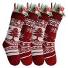 Goodsright Decor 4pcs, Reindeer Acrylic Christmas Stockings Candy Gifts Bag Hanging Ornaments, Scene Decor, Festivals Decor, Room Decor, Home Decor, Offices Decor, Christmas Decor