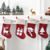 Goodsright Decor 4pcs, Christmas Socks, Christmas Gift Bag Candy Bag, Christmas Decoration Supplies, Christmas Pendant Christmas Tree Hanging Ornament, Scene Decor, Festivals Decor, Room Decor, Home Decor, Offices Decor, Theme Party Decor, Christmas Decor
