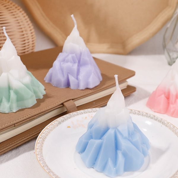 Goodsright Decor 1pc Iceberg Shape Candle Aromatherapy Candle Fragrance Candle Creative Gift Birthday Gift Box Set Home Decoration