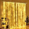 Goodsright Decor Charming 600LED USB Curtain Lights with Remote ?C Transform Spaces with Cozy Yellow Ambiance for Weddings & Celebrations