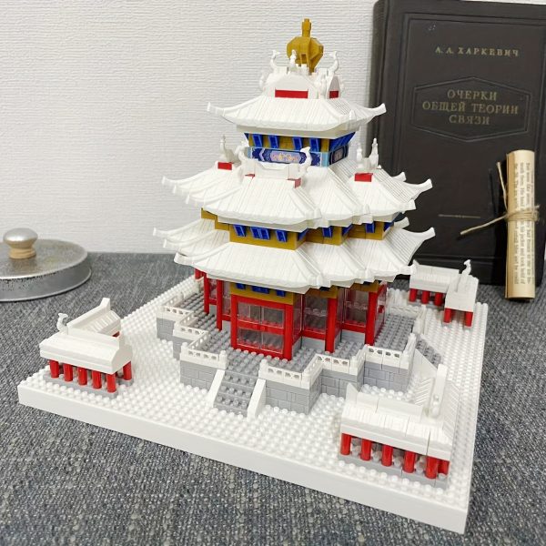 Goodsright Decor 2800pcs World Famous Buildings Chinese Palace Model Building Blocks Set, Living Room Model Ornaments, Holiday Gifts
