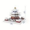Goodsright Decor 2800pcs World Famous Buildings Chinese Palace Model Building Blocks Set, Living Room Model Ornaments, Holiday Gifts