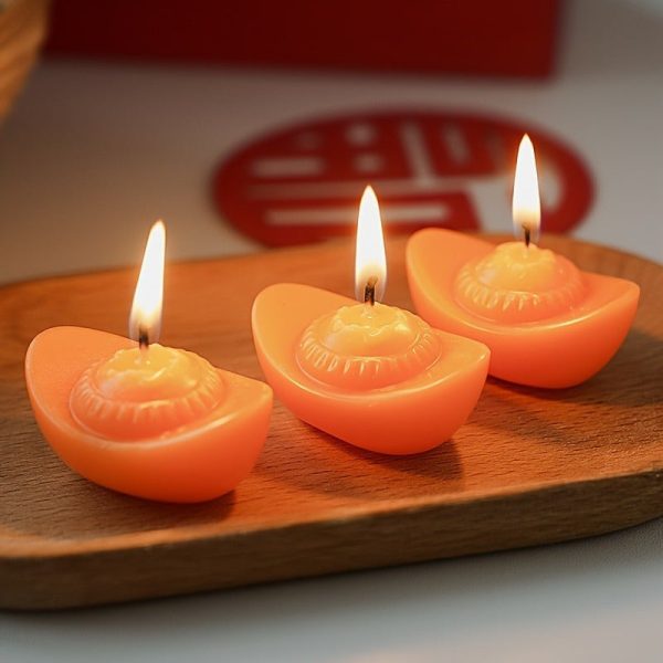 Goodsright Decor 2pcs/set Vintage Money Treasure Style Aromatherapy Candle, Soybean Wax Candle, New Year Festival Gift, Aromatherapy Candle Gift Box Packaging, New Year Gift