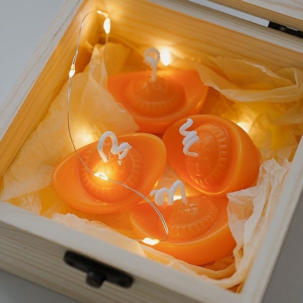 Goodsright Decor 2pcs/set Vintage Money Treasure Style Aromatherapy Candle, Soybean Wax Candle, New Year Festival Gift, Aromatherapy Candle Gift Box Packaging, New Year Gift