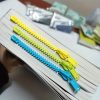 Goodsright Decor 3-Pack Creative 3D Zipper Plastic Bookmark Set - Reading Page Marker for Students, Kawaii Stationery Gift for Boys and Girls