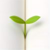 Goodsright Decor Silicone Leaf Bookmarks, 2-Pack - Flexible Sprout Design, Eco-Friendly Material, Perfect for Book Lovers and Cute Gift Idea