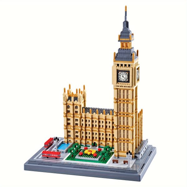 Goodsright Decor Intricate 6473-Piece London Big Ben Building Set - Ideal Gift for Architecture Lovers, Enhances Room Decor & Fosters Skill Development