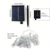 Goodsright Decor 1 Pack New Solar Panel LED Fairy Lights Outdoor Holiday Lights, Wedding Party Decorative Lights, Thanksgiving Christmas Halloween Wreaths For Street Decorations