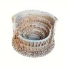 Goodsright Decor 1pc Exquisite Mini Roman Colosseum Ornament - Intricately Crafted Resin Statue Art for Bookshelf Home Living Room Office Cabinet Decor - Perfect for Valentines Day Christmas New Year Bonsai Sand Plate Decor