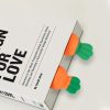 Goodsright Decor 1pc Cute Carrot Bookmarks For Book Lovers Silicone Carrot Bookmarks Gifts For Women Men Girls And Boys