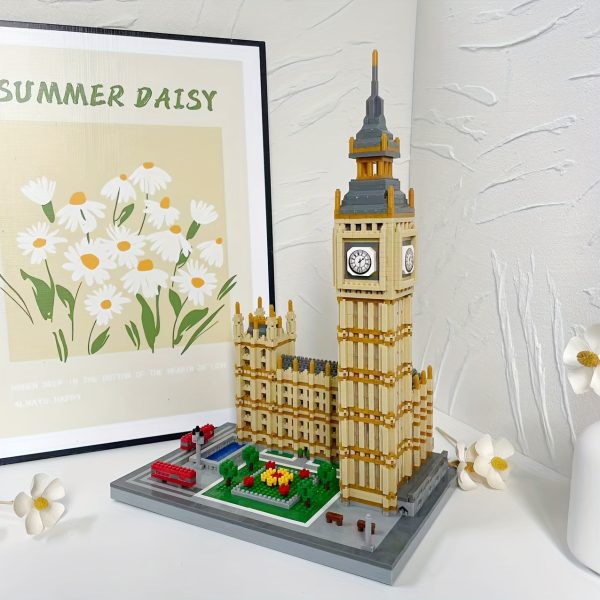 Goodsright Decor Majestic Big Ben - 3979pc ABS Building Block Set - Create a Lifelike Landmark Replica - Durable Souvenir Ornament for Birthday Celebrations