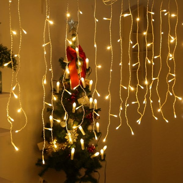 Goodsright Decor 1 Pack New Solar Panel LED Fairy Lights Outdoor Holiday Lights, Wedding Party Decorative Lights, Thanksgiving Christmas Halloween Wreaths For Street Decorations