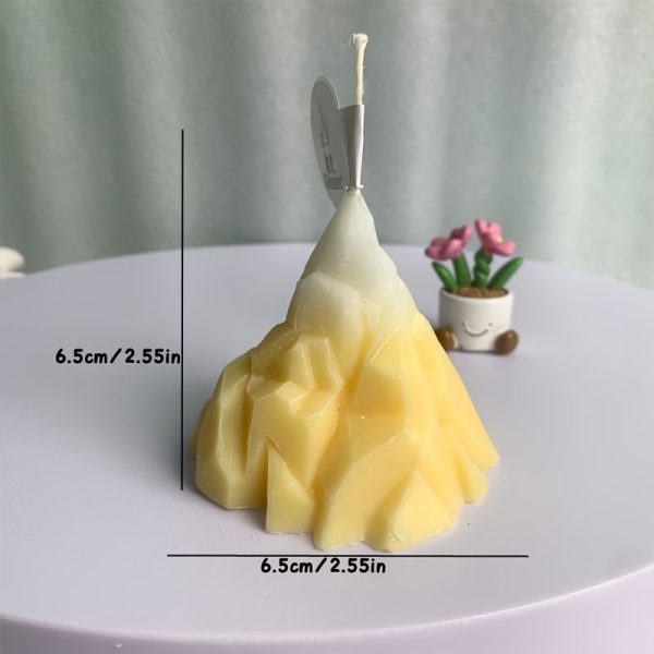 Goodsright Decor 1pc Iceberg Shape Candle Aromatherapy Candle Fragrance Candle Creative Gift Birthday Gift Box Set Home Decoration