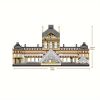 Goodsright Decor Louvre Replica 3377pcs Building Blocks - Educational DIY Model Kit for Adults | Stress-Relief 3D Puzzle | Collector's Display Set