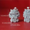 Goodsright Decor 1set New Year Aromatherapy Candle Gift Box Fragrance Bridesmaid Gift Creative Handmade Gift Chinese Popular Traditional Lion Shape Wax