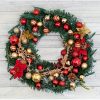 Goodsright Decor 50-Piece 1.57inch Multicolor Christmas Ornaments - Electroplated & Painted Balls For Tree Decoration, Weddings, And Holiday Celebrations