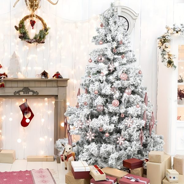 Goodsright Decor 40-Piece Christmas Decoration Set - Vibrant Balls, Ice Cones, and Snowflake Pendants for Magical Tree Display and Holiday Party Decor - Exclusively Designed for the Festive Season