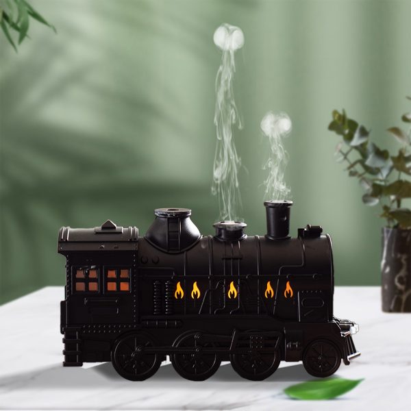 Goodsright Decor Adorable Train Shape Aroma Diffuser Humidifier - Invigorating Fragrance & Ring Jellyfish Humidification - Soothing Home Aroma Solution with Key-type Two-speed Control