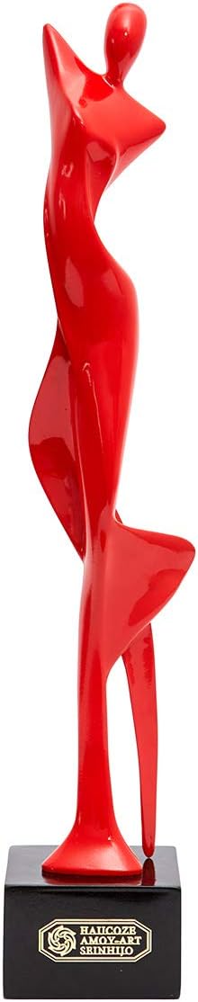 Goodsright Decor Woman Statue Figurine Lady Sculpture Modern Decor Yoga Gifts Abstract Arts Polyresin Table Centerpiece Crafts White 16.5 inch