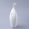 Goodsright Decor White Ceramic Sculpture - Home Decor Statue for Serenity, Modern Art Table Top Decoration - Aesthetic Figures Ornaments for Living Room, Bedroom, Office, Shelf, Abstract Style Gifts