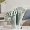 Goodsright Decor Ocean Decor Artificial Coral Statue Modern Sculpture Home Gifts Table Centerpiece Crafts Polyresin Blue Arts 7.5inch