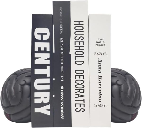 Goodsright Decor Decorative Bookends Chess Bookends, Book Shelf Decor Book Ends for Heavy Books, Heavy Bookends Book Stoppers for Desk Decoration, Unique Bookends Decor for Office Home (Chess Bookends)