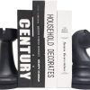 Goodsright Decor Decorative Bookends Chess Bookends, Book Shelf Decor Book Ends for Heavy Books, Heavy Bookends Book Stoppers for Desk Decoration, Unique Bookends Decor for Office Home (Chess Bookends)