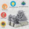 Goodsright Decor Majestic Himeji Castle 3D Metal Puzzle - Intricate Japanese Architecture for Grown-ups, A Collectible DIY Building Kit, Perfect Stress-Relieving Home Decor & Memorable Gift for Birthdays & Christmas
