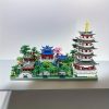 Goodsright Decor 4000pcs Mini World Landmarks - West Lake Chinese Scenic Puzzle - Advanced Difficulty DIY Model Kit, Ideal for Hobbyists & Collectors, Memorable Gift for Building Enthusiasts