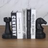 Goodsright Decor Decorative Bookends Chess Bookends, Book Shelf Decor Book Ends for Heavy Books, Heavy Bookends Book Stoppers for Desk Decoration, Unique Bookends Decor for Office Home (Chess Bookends)