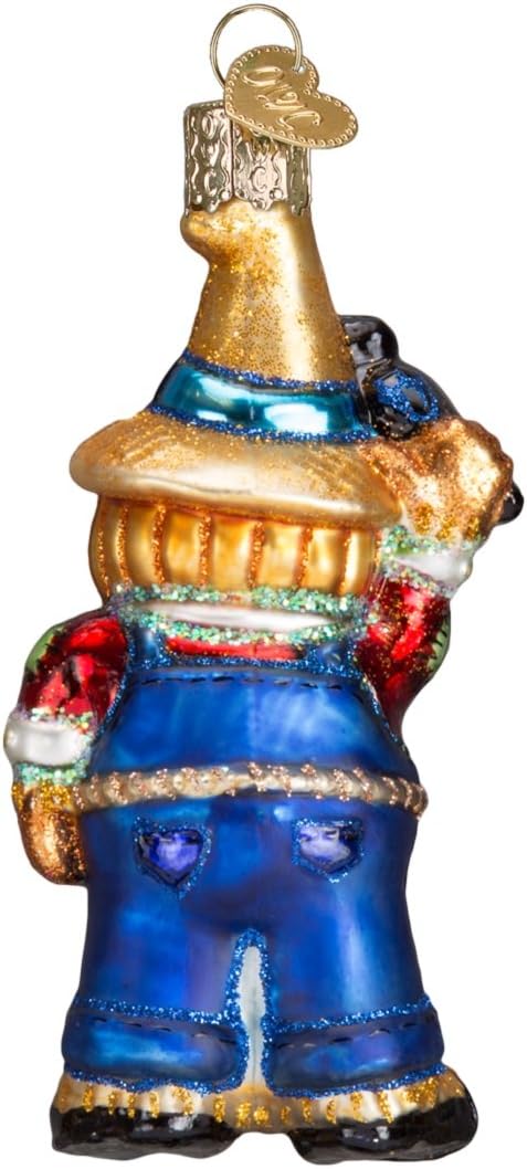 Goodsright Decor Old World Christmas Halloween Decorations Glass Blown Ornaments for Christmas Tree Mr. Bones, 26066