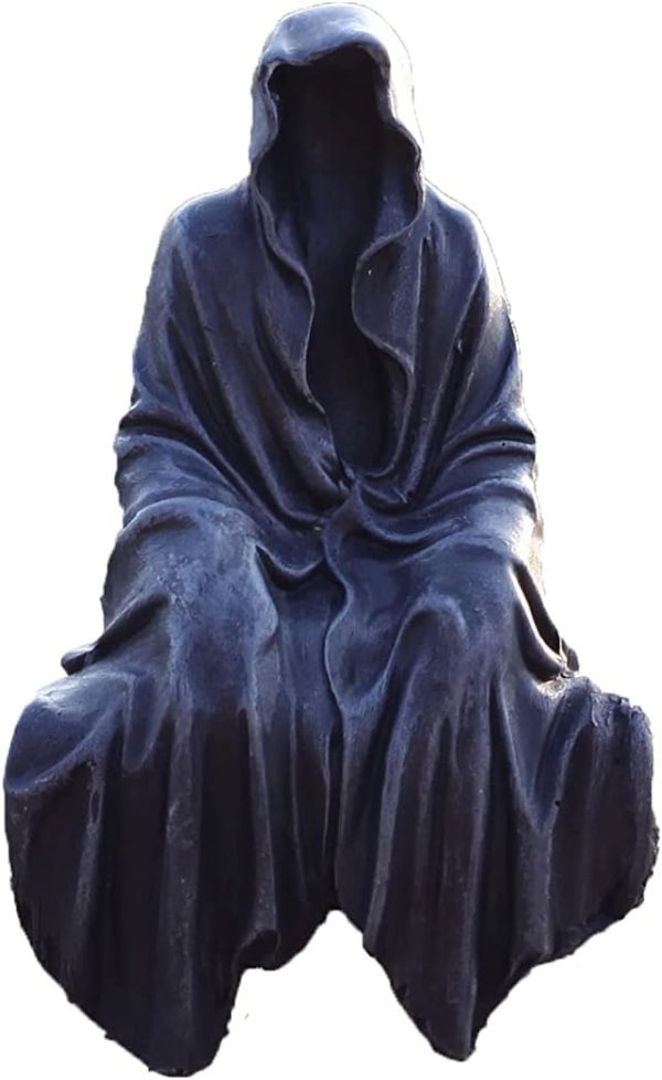 Goodsright Decor Resin Tabletop Gothic Decor Sitting Statue, Resin Statue Gothic Decor, Fits On Sturdy Shelf and Has A Cool Mystic Look 5.1 Inch