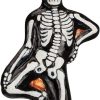 Goodsright Decor Old World Christmas Halloween Decorations Glass Blown Ornaments for Christmas Tree Mr. Bones, 26066