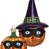 Goodsright Decor Old World Christmas Halloween Decorations Glass Blown Ornaments for Christmas Tree Mr. Bones, 26066