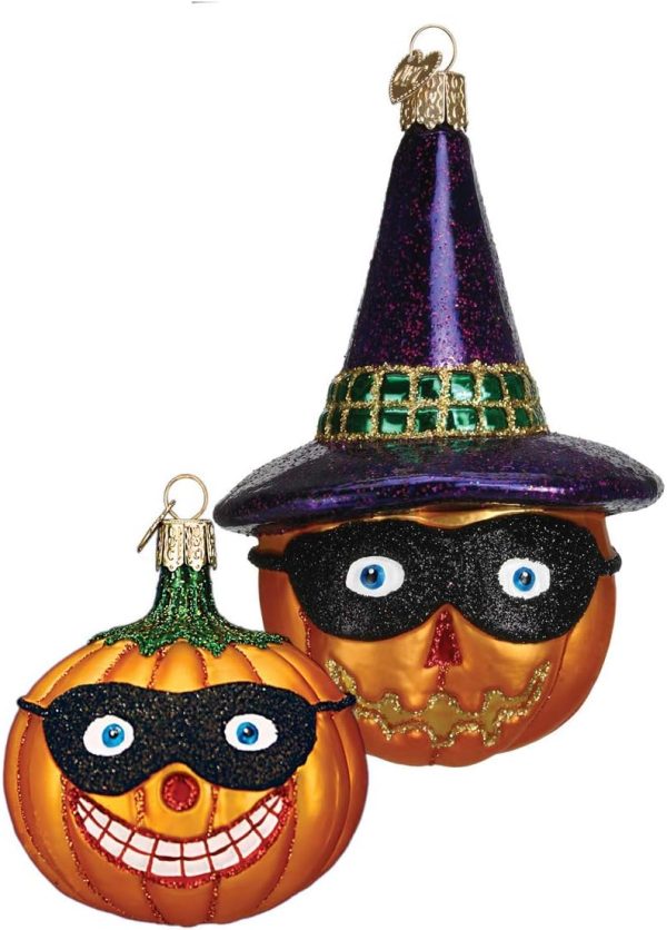 Goodsright Decor Old World Christmas Halloween Decorations Glass Blown Ornaments for Christmas Tree Mr. Bones, 26066