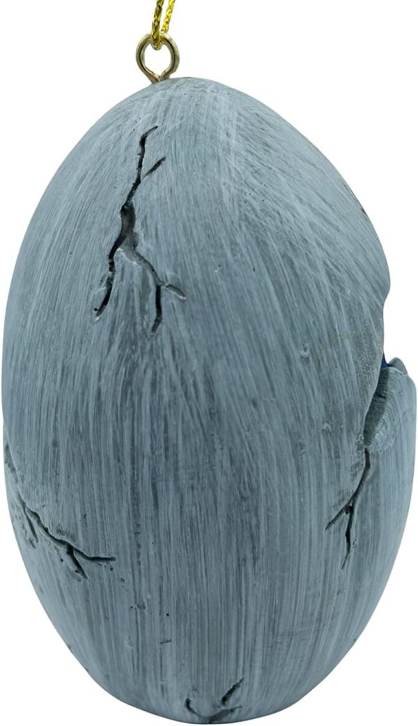 Goodsright Decor Baby Blue Dragon Hatching from Egg Christmas Tree Ornament Figurine