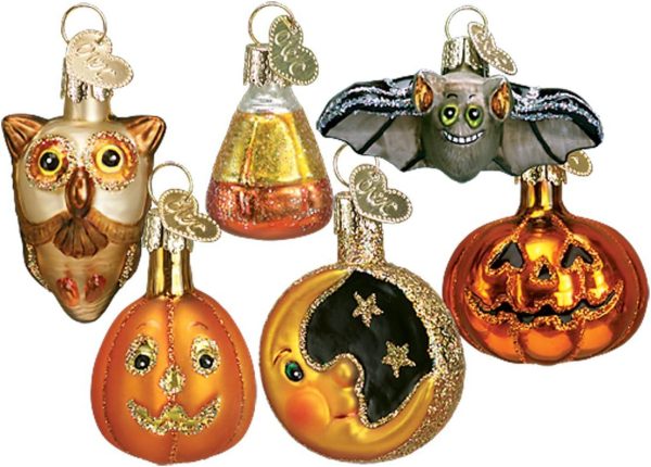 Goodsright Decor Old World Christmas Halloween Decorations Glass Blown Ornaments for Christmas Tree Mr. Bones, 26066