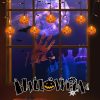 Goodsright Decor Halloween Pumpkin Lights, 7Ft Pumpkin String Lights with 10 Mini Jack-O-Pumpkins & 25 Mini Orange Halloween Theme Lights for Indoor/Outdoor, Wedding, Bedroom, Home, Window, Halloween Decorations