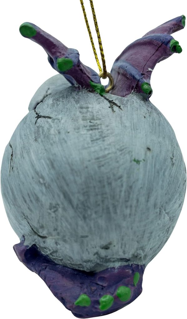 Goodsright Decor Purple Baby Dragon Hatching from Egg Christmas Tree Ornament