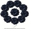 Goodsright Decor Elegant Navy Silk Hydrangea Flowers, 6-Pack - Versatile & Realistic, Perfect for Weddings, Parties & Home Decor, Allergy-Free