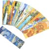 Goodsright Decor Van Gogh Oil Painting Bookmarks for Women Men Kids Boys Girls Children Teens, 30PCS