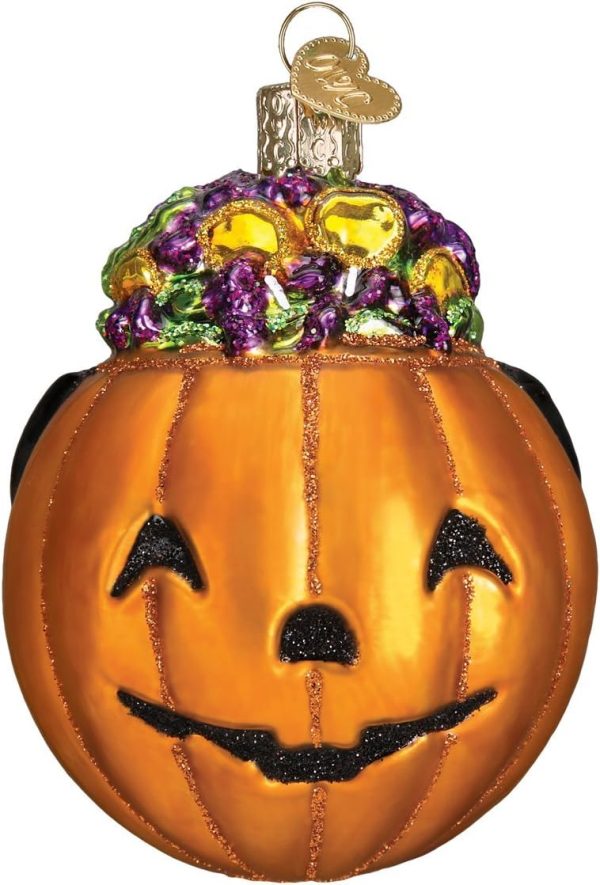 Goodsright Decor Old World Christmas Halloween Decorations Glass Blown Ornaments for Christmas Tree Mr. Bones, 26066
