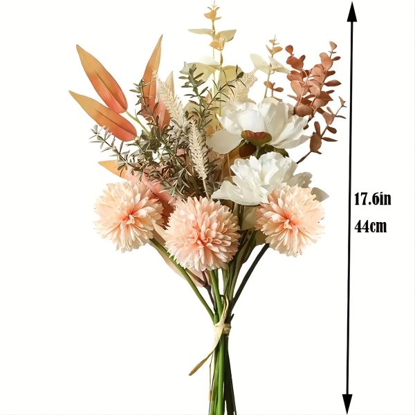 Goodsright Decor Elegant Versatile Hydrangea Silk Flower Decor - Seasonless Living Room Centerpiece, Ideal for All Holidays & Easy Maintenance