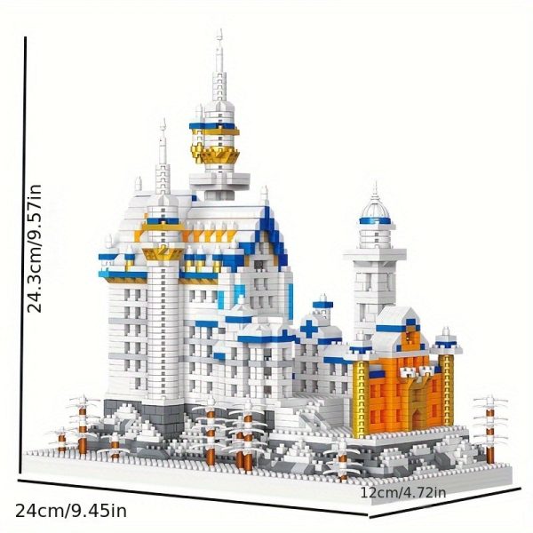 Goodsright Decor 2790pcs Miniature World Landmarks Building Set - Create & Display Swan Lake Castle - Educational Architecture Models - Perfect Gift & Decorative Masterpieces