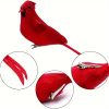 Goodsright Decor 3/6/12PCS Lifelike Artificial Cardinal Red Birds - Clip-On Christmas Tree Decorations - Durable, Seasonal Charm for Home, Office, Festival, & Party Decor