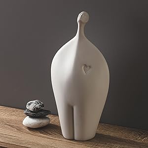 white ceramic figurine ornament sculpture gift